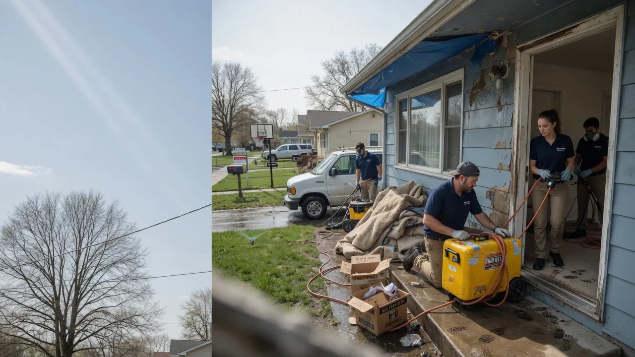 Basement Flood Cleanup in Trafalgar, IN near me
